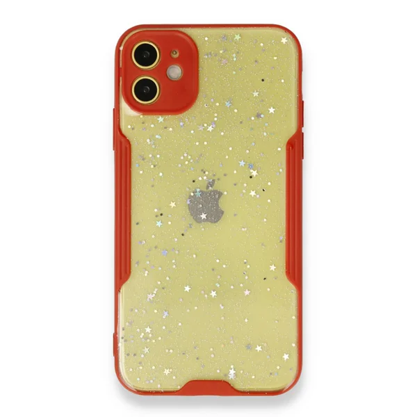 Nettech Apple iPhone 12 Mini Uyumlu Platin Simli Arka Koruma Kılıf (Karışık/Çok Renkli) NT-89590 - 3