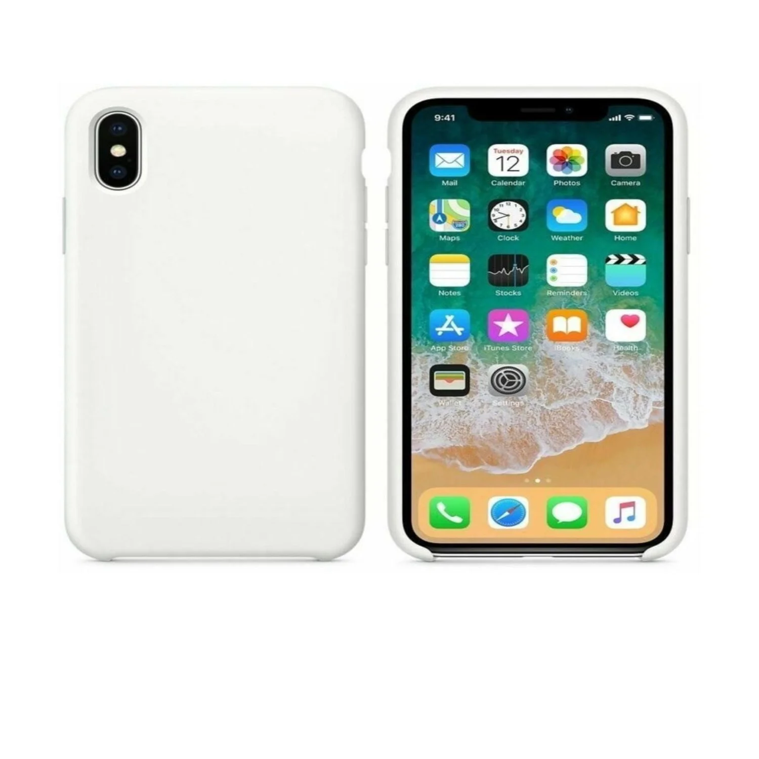 Nettech Apple iPhone XR Uyumlu Nano Arka Koruma Kılıf (Beyaz) NT-94874