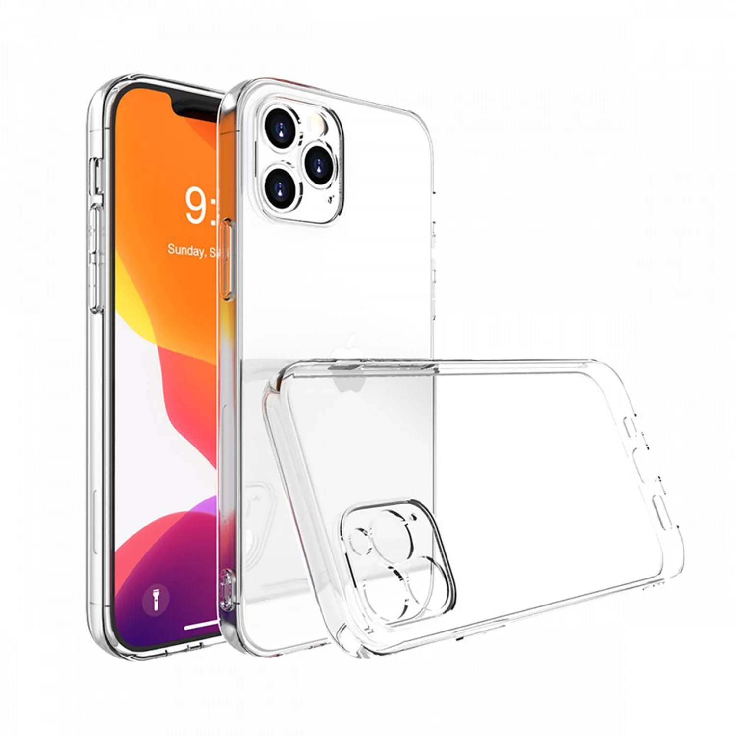 Nettech Apple iPhone 13 Pro Max Uyumlu Lüx Seri Kamera Korumalı Arka Koruma Kılıf (Şeffaf) NT-91486