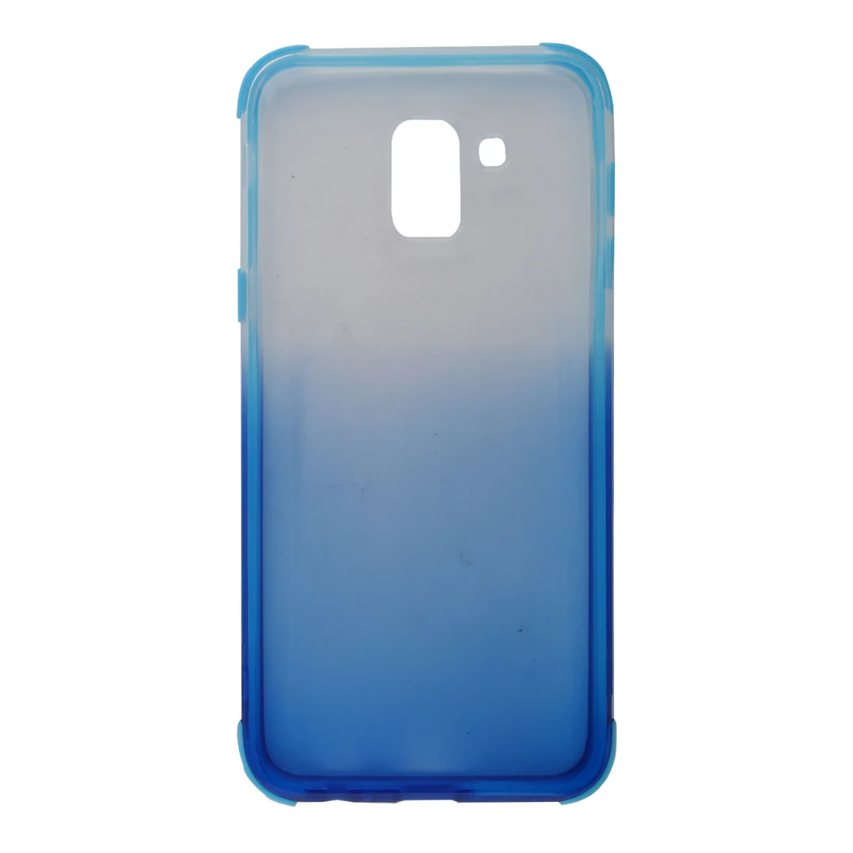 Nettech Samsung Galaxy J600 J6 Uyumlu Transparan Arka Koruma Kılıf (Mavi) VR-11956