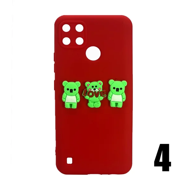 Nettech Realme C25Y Uyumlu Maskot Seri Arka Koruma Kılıf (Karışık Renk) NT-106218 - 4