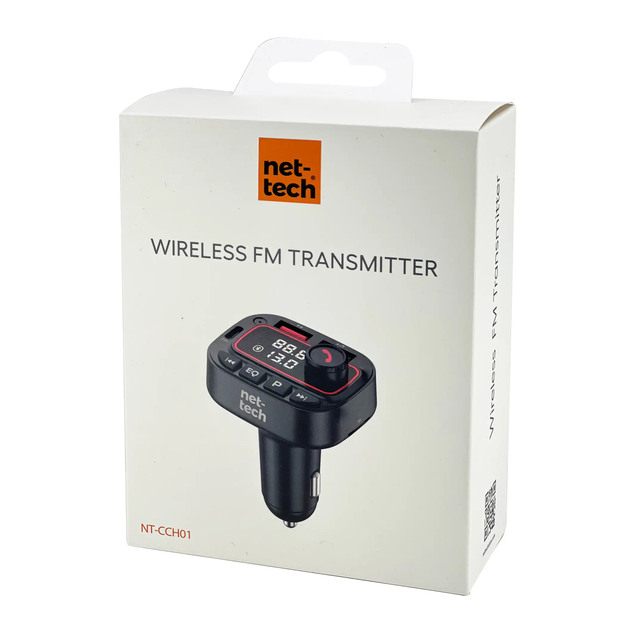Nettech NT-CCH01 30W Bluetooth FM Transmitter Araç Şarj Aleti (Siyah) NT-CCH01