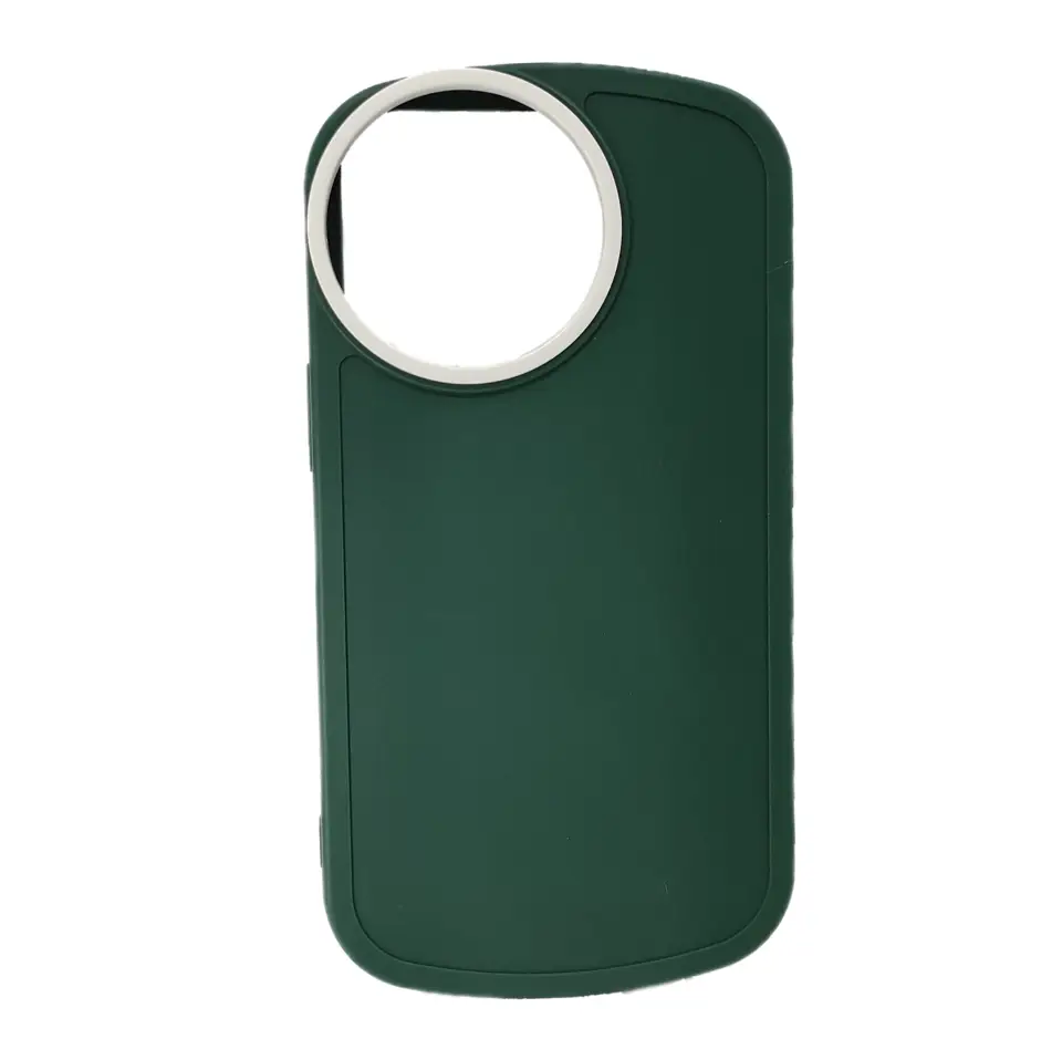 Nettech Apple iPhone 13 Pro Uyumlu Silindir Camera Seri Arka Koruma Kılıf (Yeşil) NT-95080