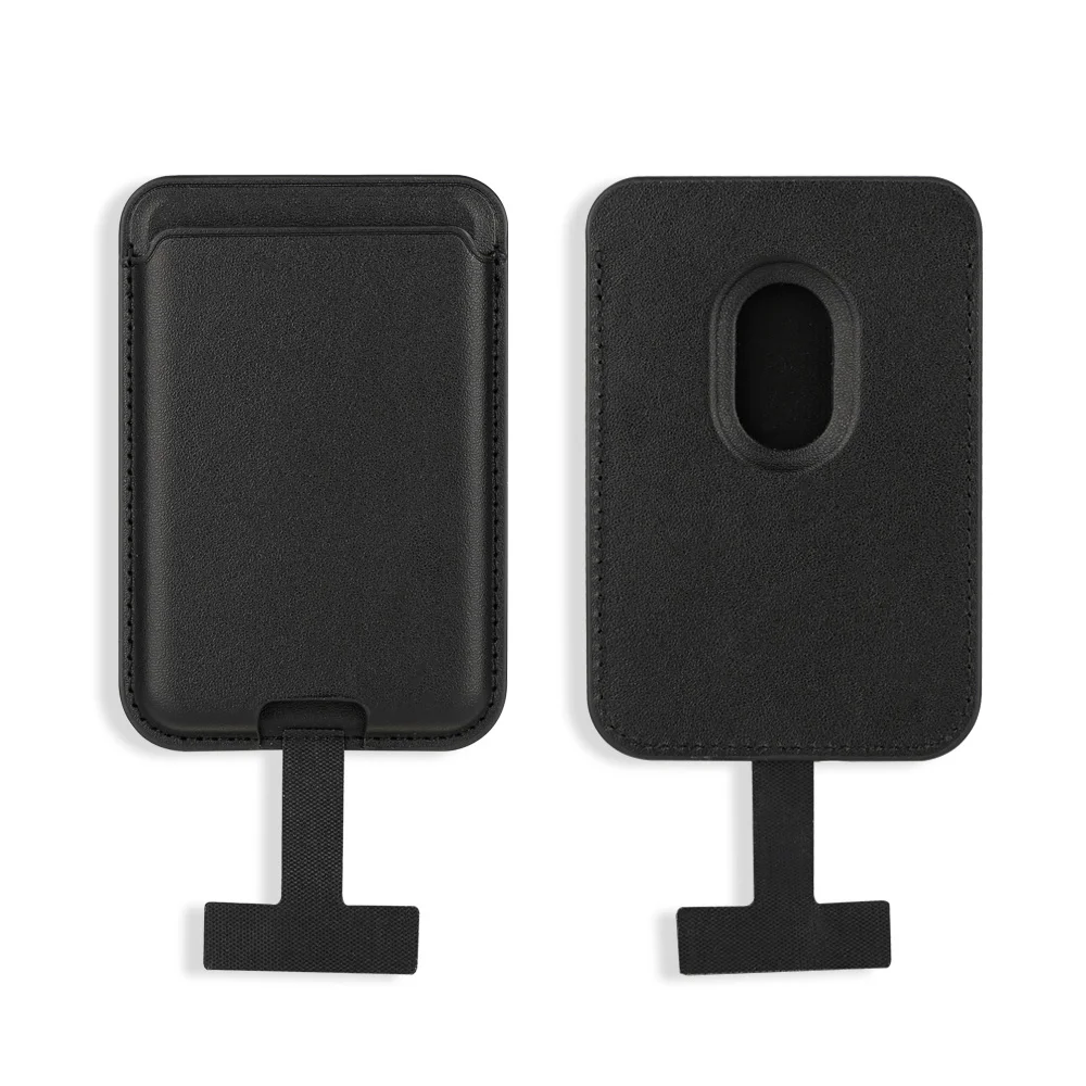 Zore CRD-09 Dahili Şarj Soket Aparatlı Magnetik PU Deri Kartlık - Siyah