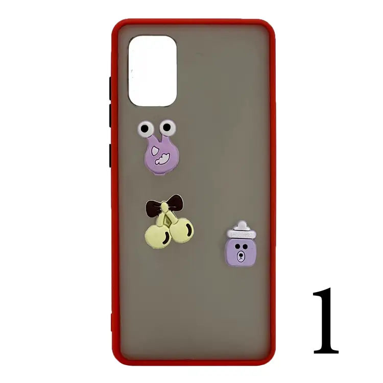 Nettech Samsung Galaxy A71 Uyumlu Maskot Seri Arka Koruma Kılıf (Karışık Renk) NT-106282