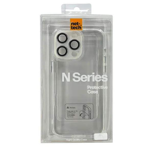 Nettech Apple iPhone 15 Pro Uyumlu Kamera Korumalı Yıldız Elmas Seri Arka Koruma Kılıf (Beyaz) NT-104537 - 3