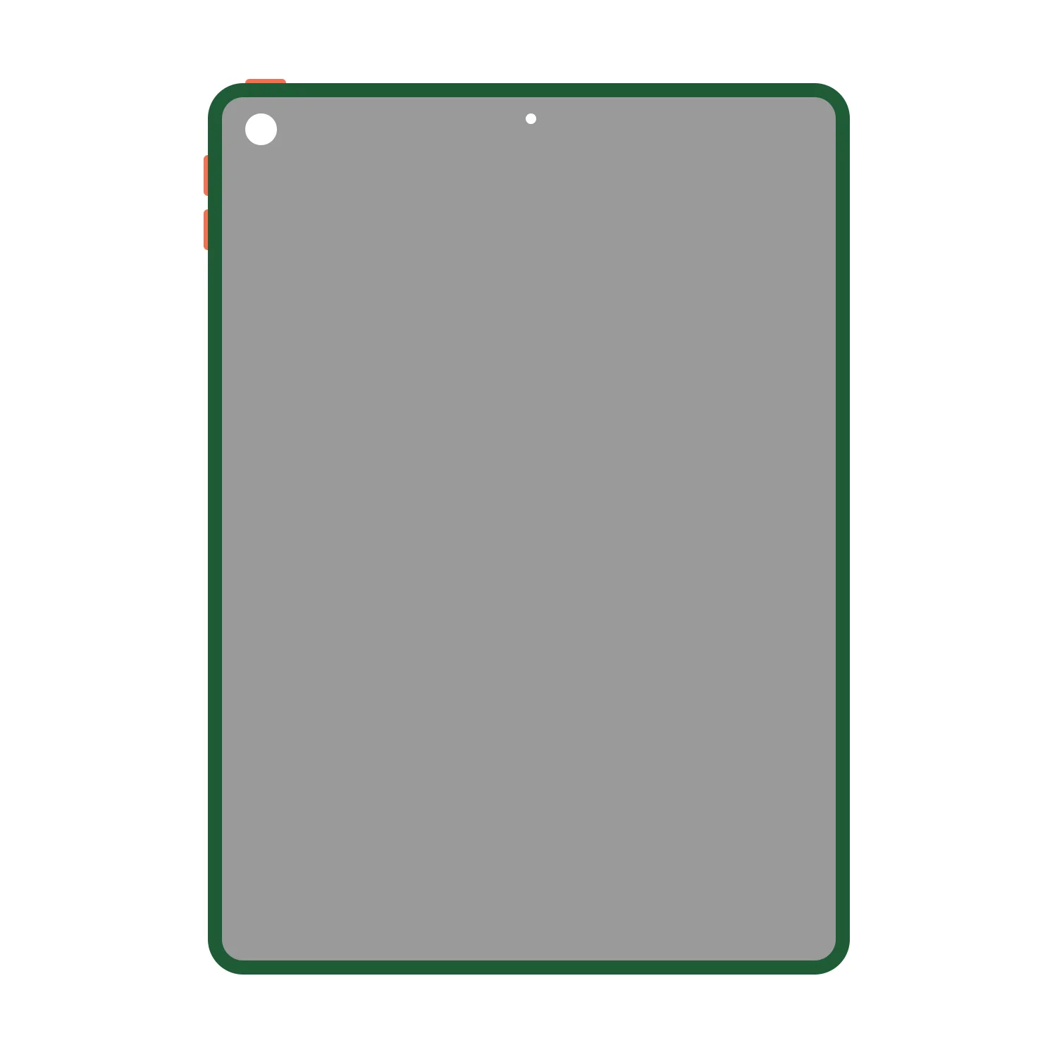 Nettech Apple iPad Air Uyumlu Montreal Seri Arka Koruma (Koyu Yeşil) NT-84970