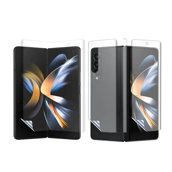 Nettech Samsung Galaxy Z Fold 3 Uyumlu Ön Koruma Full Cover Nano Ekran Koruyucu (Şeffaf) NT-105524 - 1
