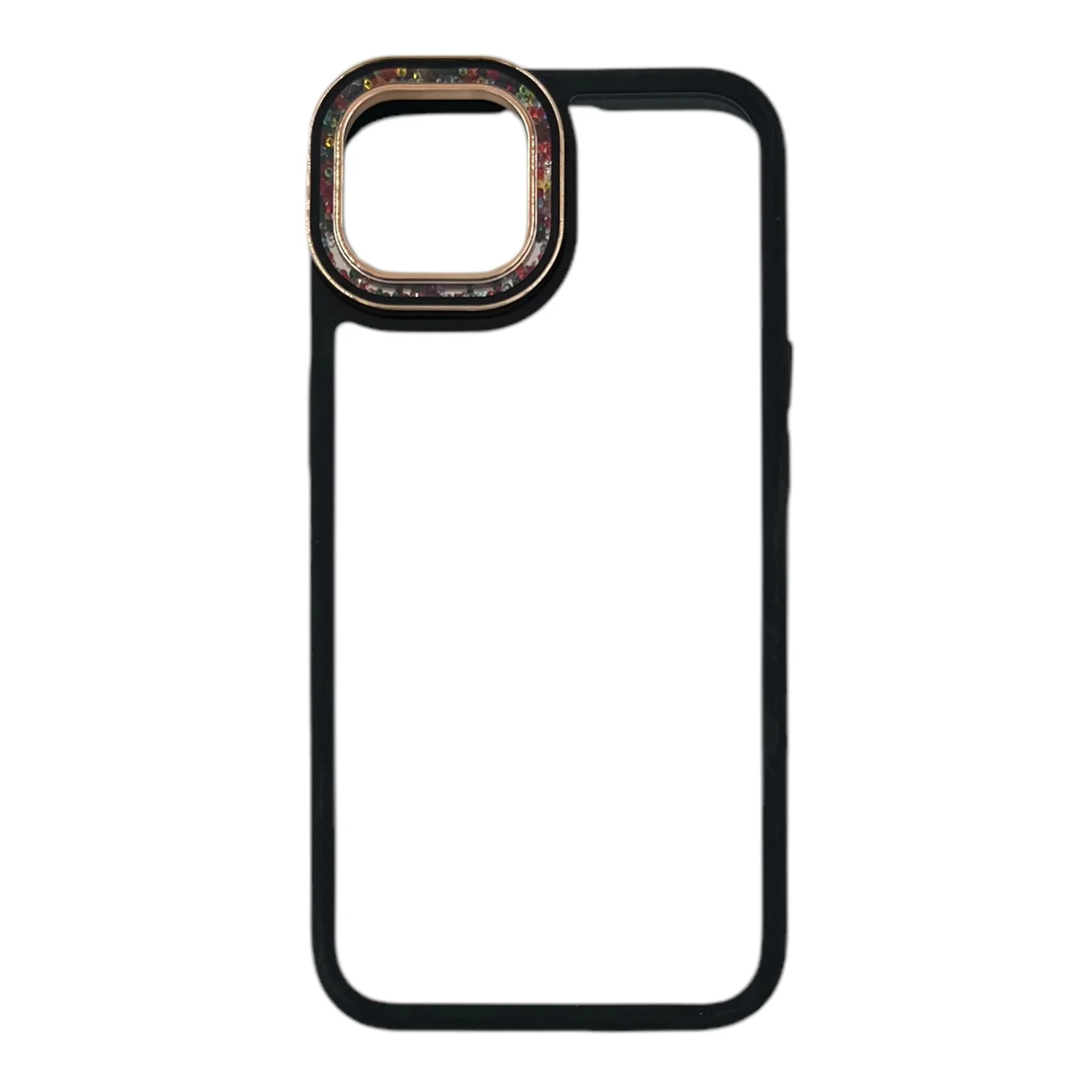 Nettech Apple iPhone 15 Uyumlu NT-N027 Diamond Arka Koruma Kılıf (Siyah) NT-106932