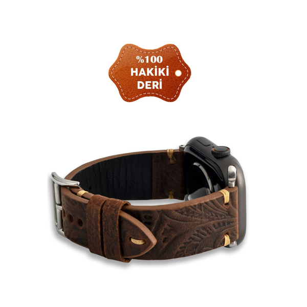 Nettech Samsung Watch 22 mm Uyumlu Deri Kordon (Kahverengi) NT-112118 - 2