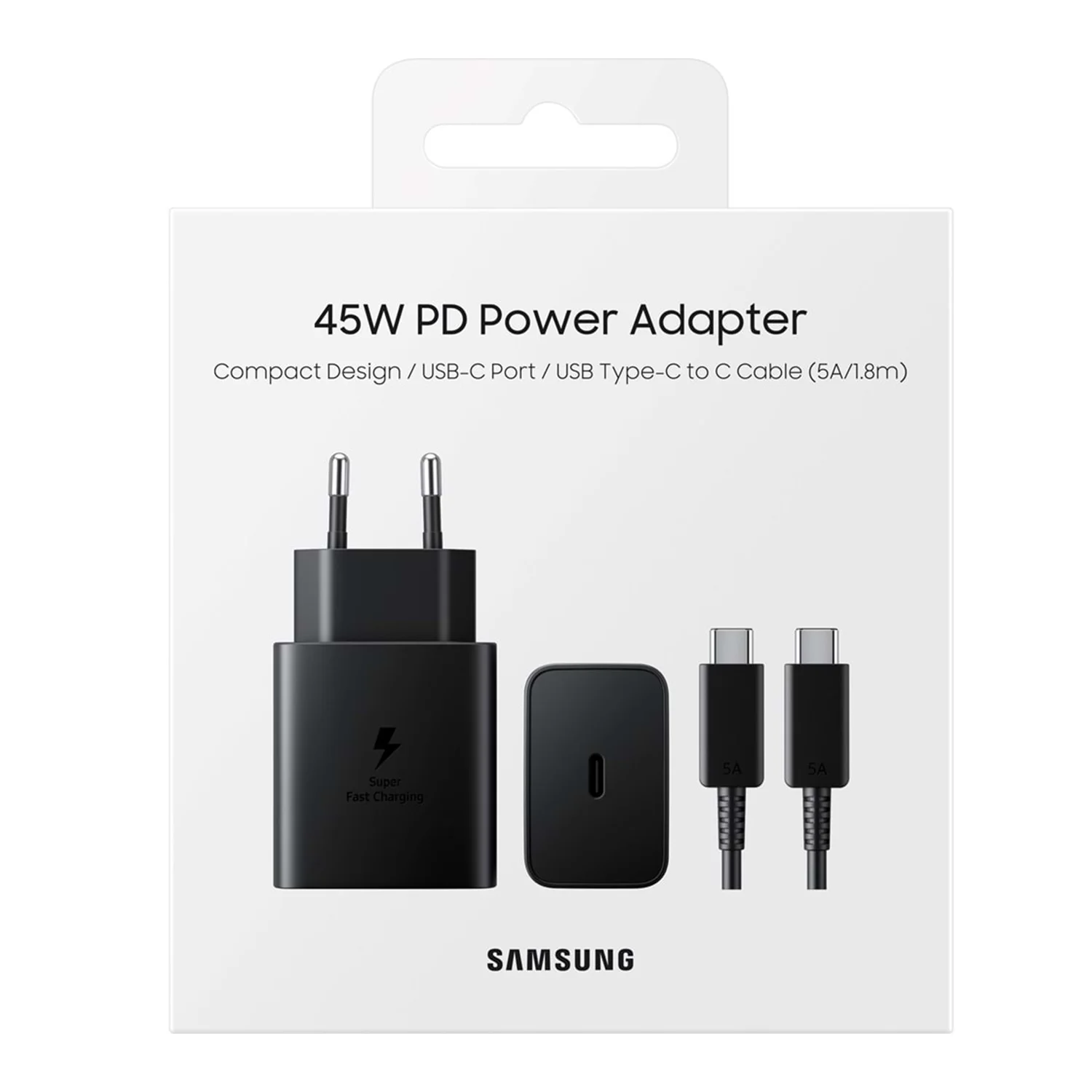 Samsung EP-T4511XBEGWW 45W Type-C Kablo + Şarj Aleti (Siyah) NT-111543