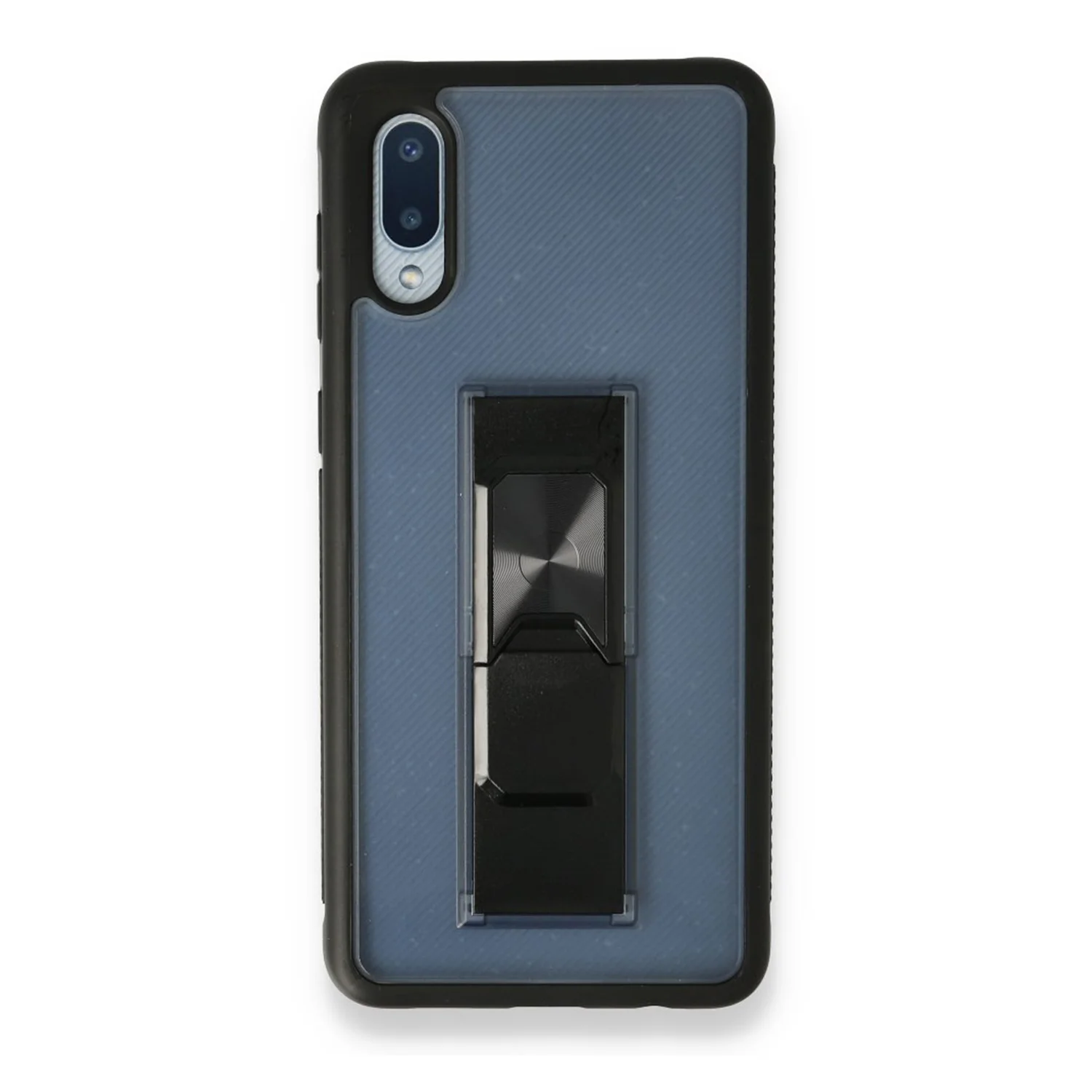 Nettech Samsung Galaxy A02 Uyumlu MicroCase Mıknatıs Yüzüklü Arka Koruma Kılıf (Lila) NT-86960