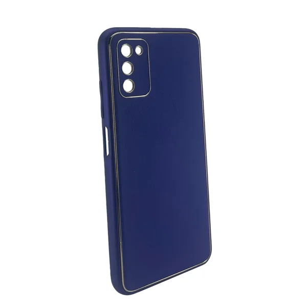Nettech Samsung Galaxy A14 5G Uyumlu Coco Leather Seri Arka Koruma Kılıf (Derin Mor) NT-99894 - 2