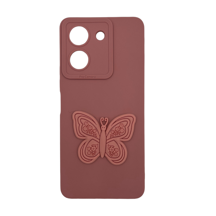Nettech Xiaomi Redmi Note 13 Pro 5G Uyumlu Maskot Seri Arka Koruma Kılıf (Pembe) NT-109849