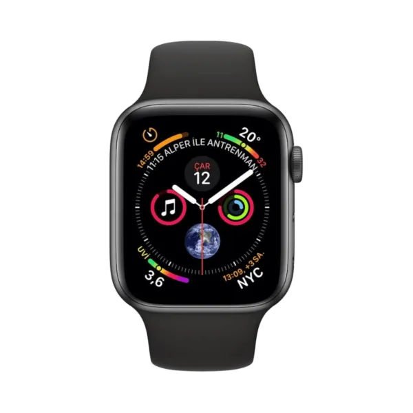 Apple Watch Series 4 - Alüminyum - 44mm - GPS - Gece yarısı