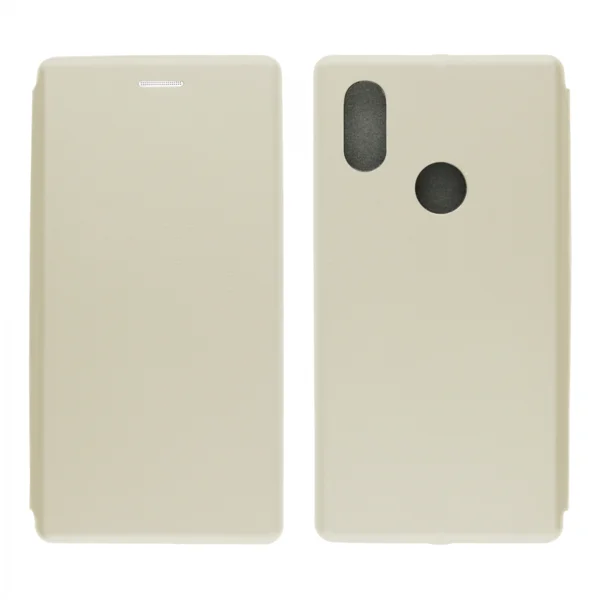 Nettech Xiaomi Mi 8 Se Uyumlu Lüx Seri Kapaklı Kılıf (Gold) VR-18250 - 1