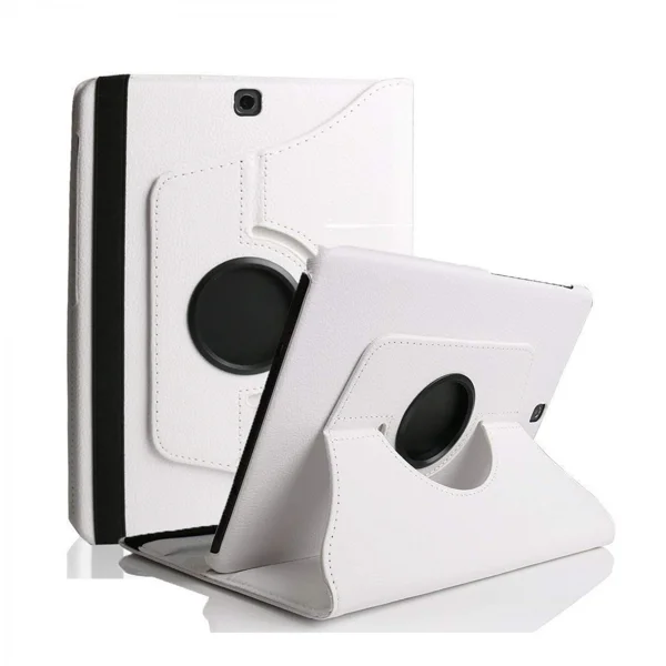 Nettech Samsung Galaxy T550-P550 Tab A 9.7 Uyumlu 360 Kapaklı Kılıf (Beyaz) VR-9166 - 2