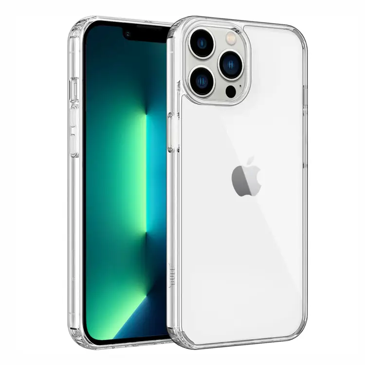 Nettech Apple iPhone 13 Pro Uyumlu Space Lazer Seri Arka Koruma Kılıf (Şeffaf) NT-93651