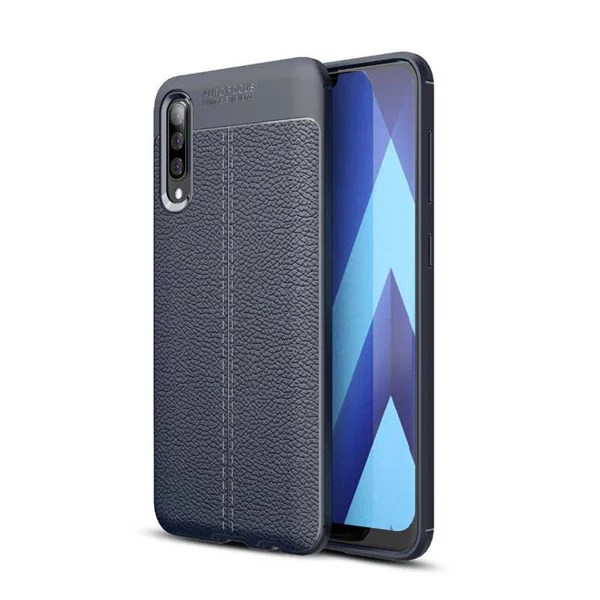 Galaxy M30 Kılıf Zore Niss Silikon Kapak - Lacivert - 1