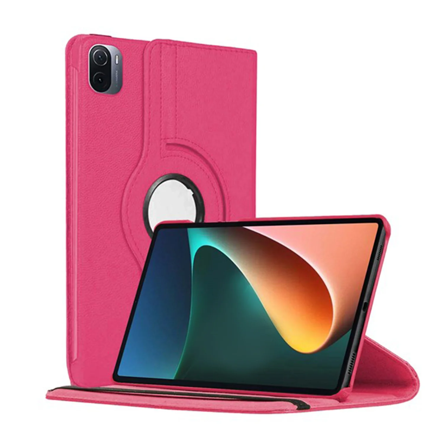 Nettech Xiaomi Mi Pad 5 Uyumlu 360 Kapaklı Kılıf (Pembe) NT-94624