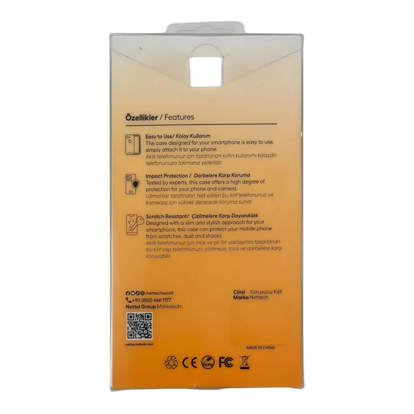 Nettech Apple iPhone 16 Uyumlu NT-N057 Arka Koruma Kılıf (Siyah) NT-110995 - 4