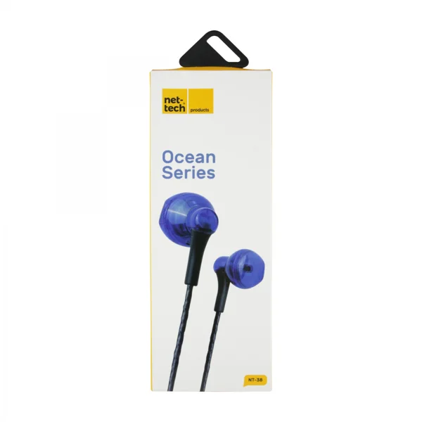 Nettech NT-38 3.5 Jack Girişli Kulak İçi Kulaklık (Mavi) VR-14253 - 3