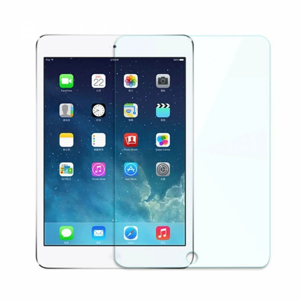 Nettech Apple iPad 2 Uyumlu Ön Koruma Cam Ekran Koruyucu (Şeffaf) NT-4037