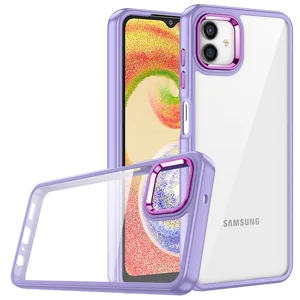 Galaxy A04E Kılıf Zore Flora Kapak - Lila