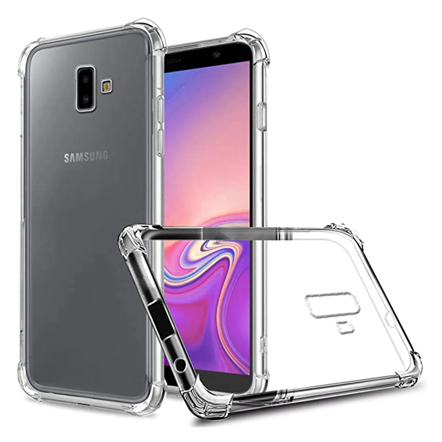 Rarroz Samsung Galaxy J610 J6 Plus Uyumlu Rarroz Seri Arka Koruma Kılıf (Şeffaf) VR-11523