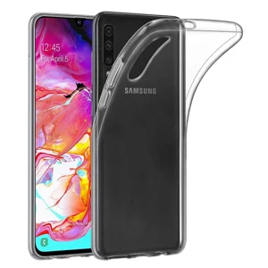 Nettech Samsung Galaxy A70 Uyumlu Lüx Seri Arka Koruma Kılıf (Şeffaf) VR-20752