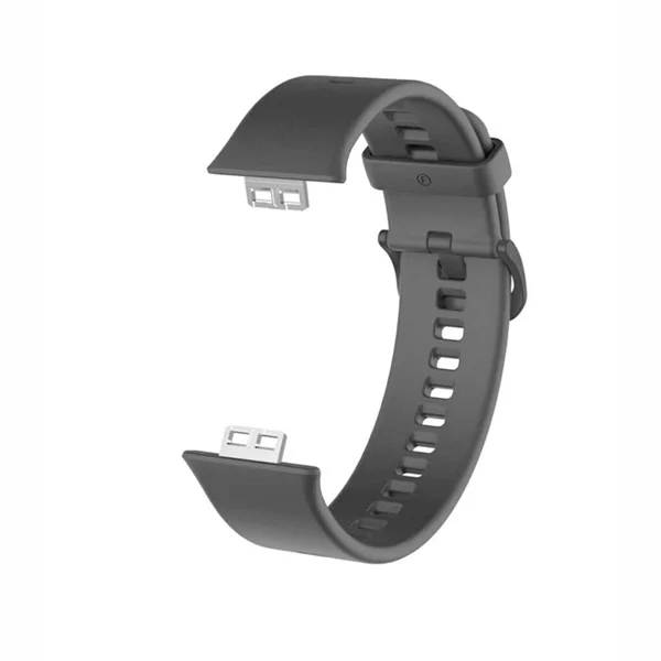 Nettech Huawei Watch Fit Uyumlu Silikon Kordon (Siyah) NT-96822 - 2