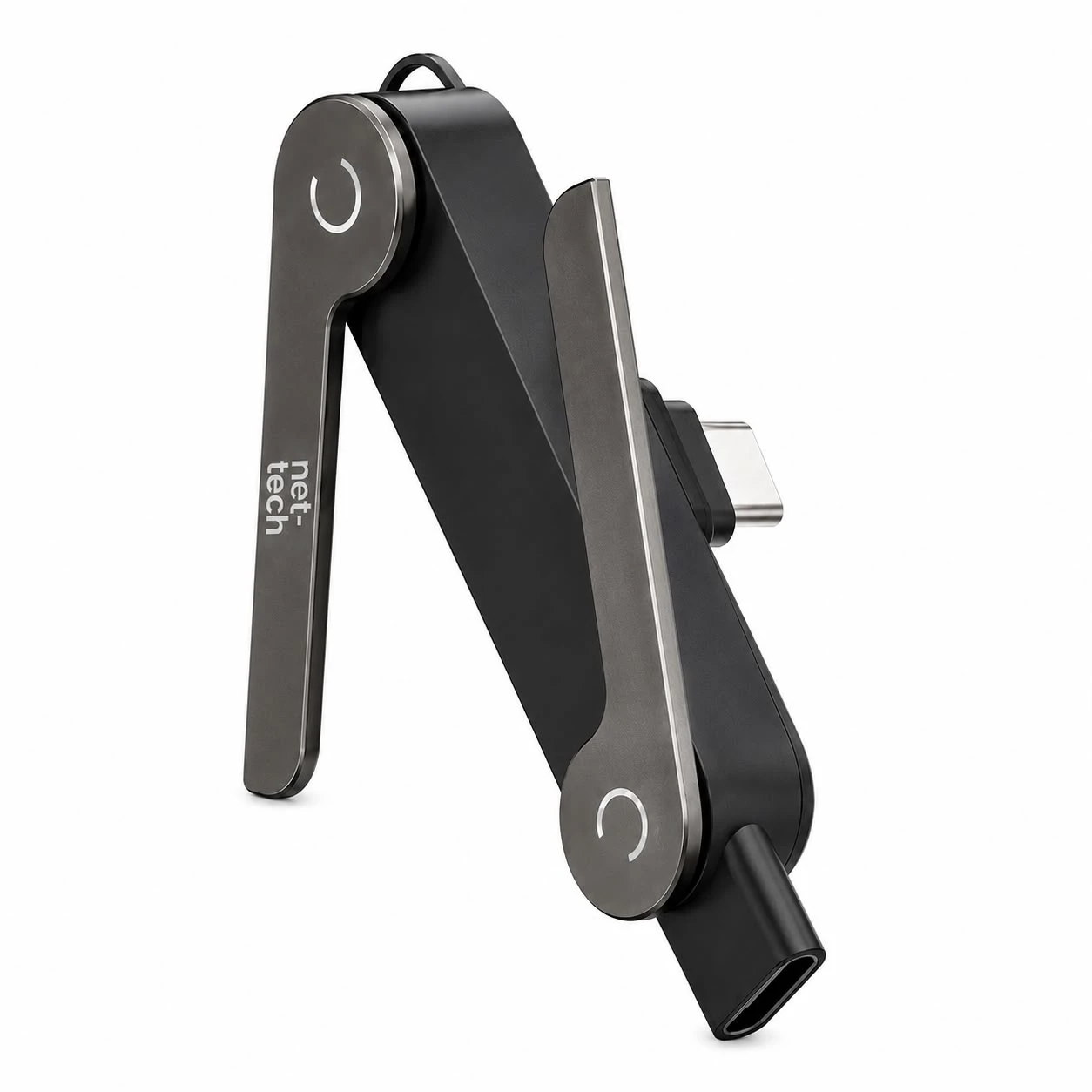 Nettech NT-OT012 Type-C To Type-C Stand Dönüştürücü (Siyah) NT-117104