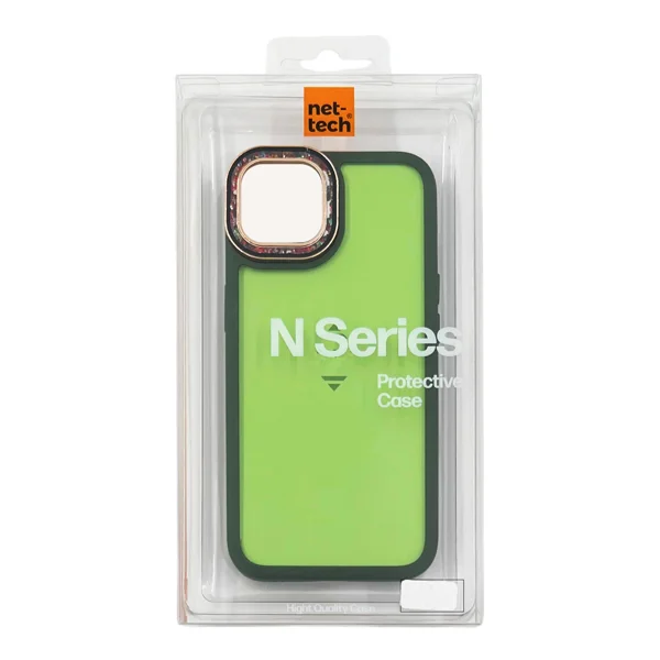 Nettech Apple iPhone 14 Uyumlu NT-N027 Diamond Arka Koruma Kılıf (Yeşil) NT-106905 - 3