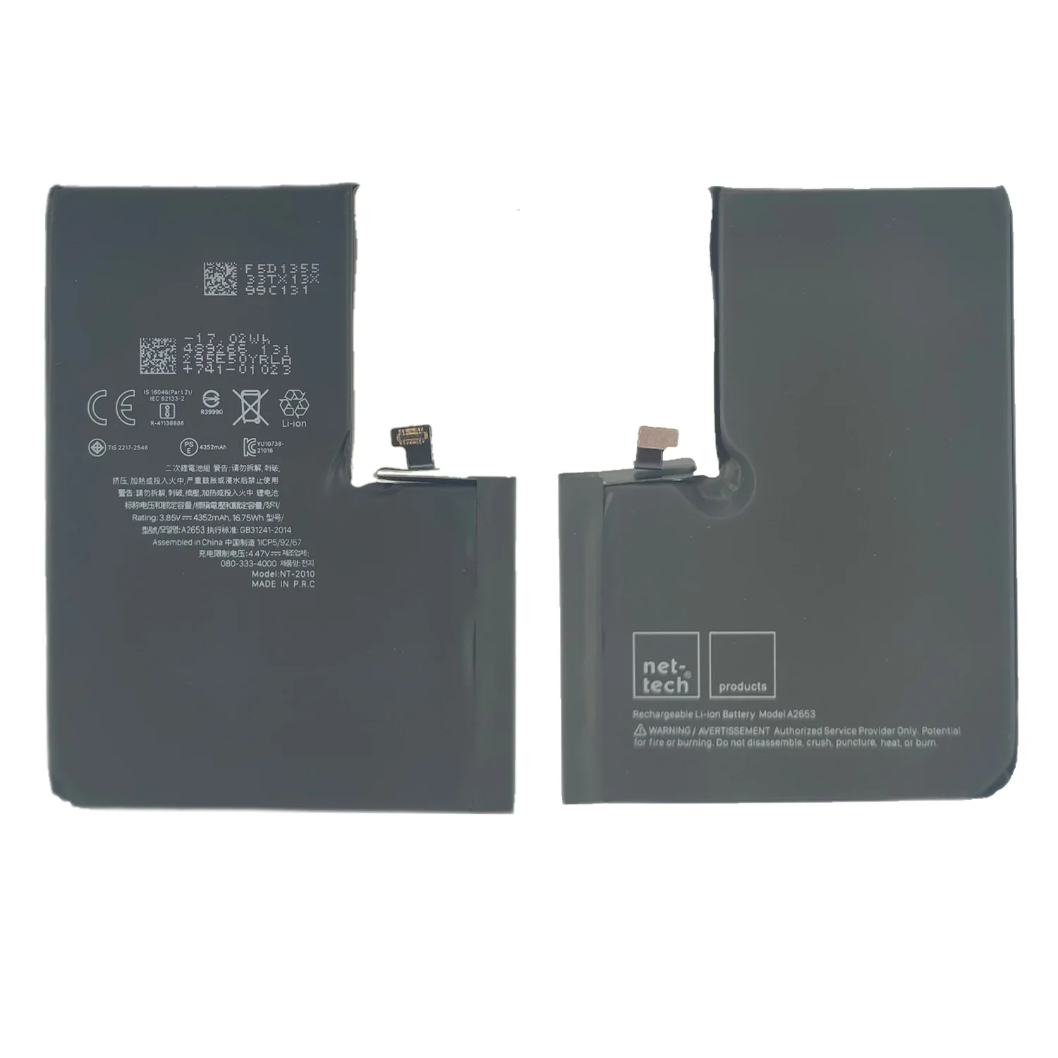 Teknonet Apple iPhone 13 Pro Max Uyumlu Nettech NT-93109 Batarya NT-93109