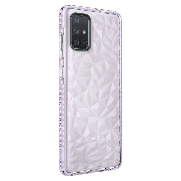 Galaxy A51 Kılıf Zore Buzz Kapak - Mor - 1