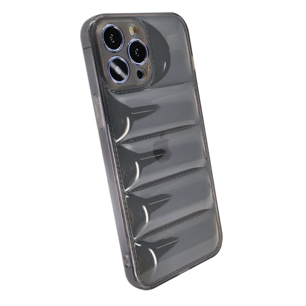 Nettech Apple iPhone 13 Pro Uyumlu Airbag Seri Arka Koruma Kılıf (Siyah) NT-95503 - 2