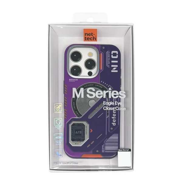 Nettech Apple iPhone 16 Pro Max Uyumlu NT-N043 Arka Koruma Kılıf (Mor) NT-110960 - 3