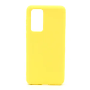 Nettech Huawei P40 Uyumlu Nano Arka Koruma Kılıf (Sarı) NT-80805