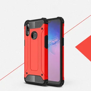 Galaxy A10S Kılıf Zore Crash Silikon Kapak - Kırmızı