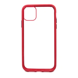 Nettech Apple iPhone 11 Pro Uyumlu Crystal Hybrid Seri Arka Koruma Kılıf (Kırmızı) NT-88795