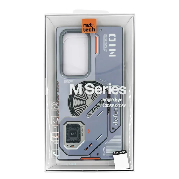 Nettech Samsung Galaxy S24 Ultra Uyumlu NT-N043 Arka Koruma Kılıf (Gri) NT-108408 - 3