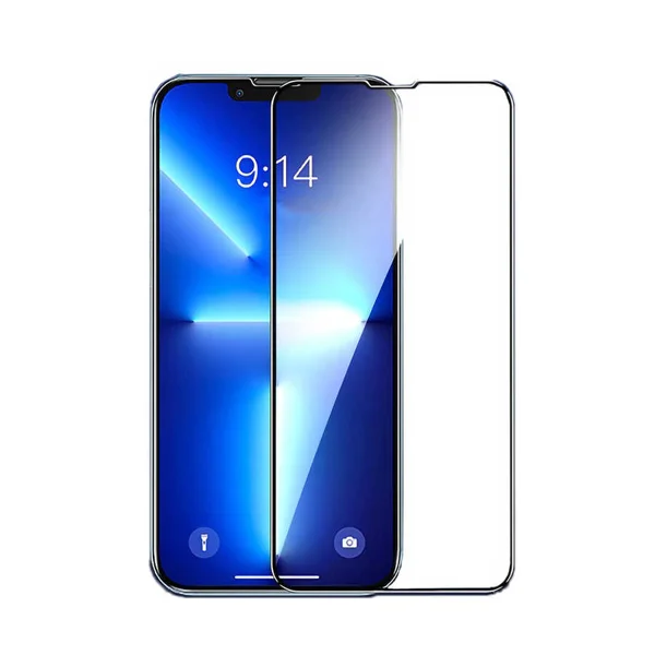 Apple iPhone 15 Pro Zore Etnaa Cam Ekran Koruyucu - Siyah - 1