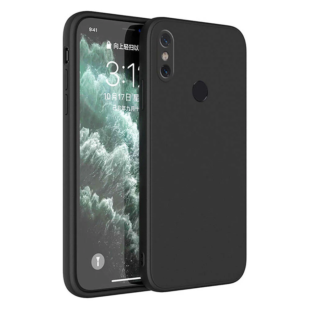 Xiaomi Redmi 6 Pro Kılıf Zore Premier Silikon Kapak - Siyah