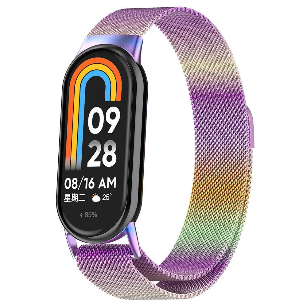 Xiaomi Smart Band 8 Zore KRD-01 Metal Kordon - Colorful