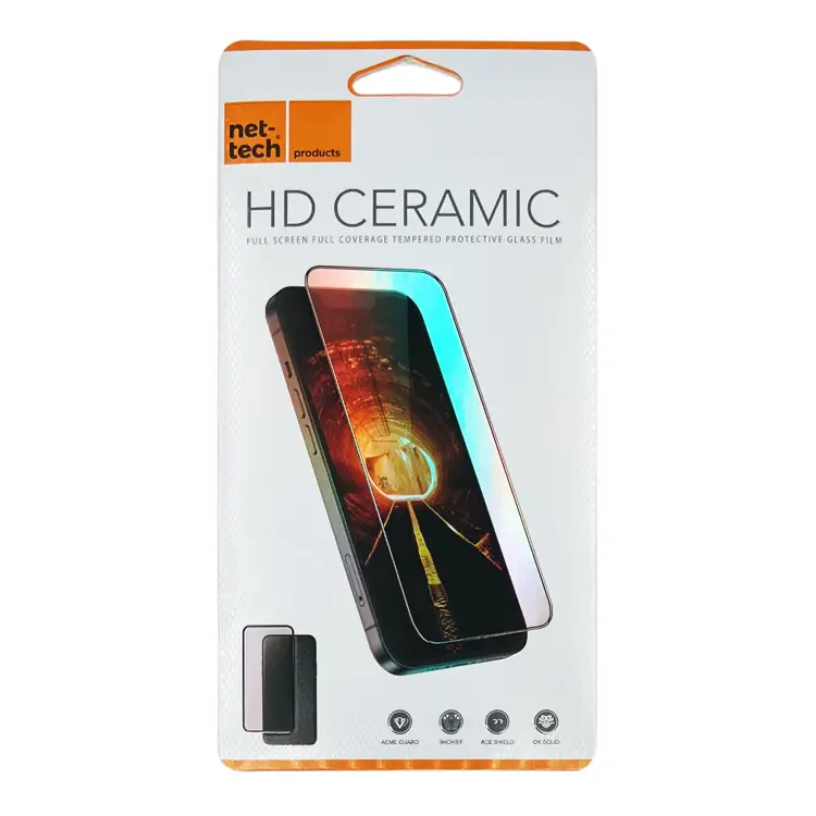Nettech Samsung Galaxy S24 FE Uyumlu Ön Koruma Seramik Nano Ekran Koruyucu (Şeffaf) NT-111752