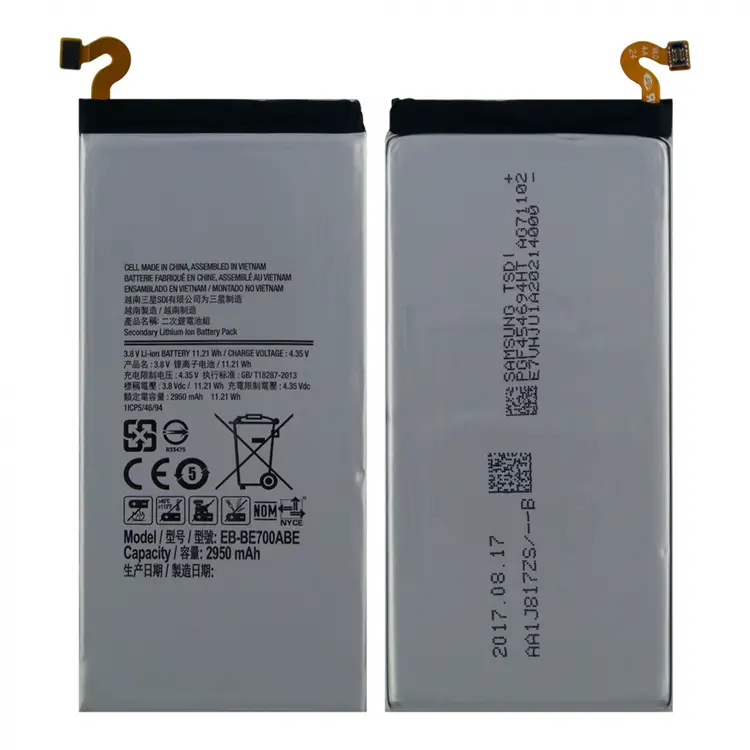 Teknonet Samsung Galaxy E700 E7 2015 Uyumlu Samsung EB-BE700ABE Service 2950 MAh Batarya (Beyaz) VR-15562