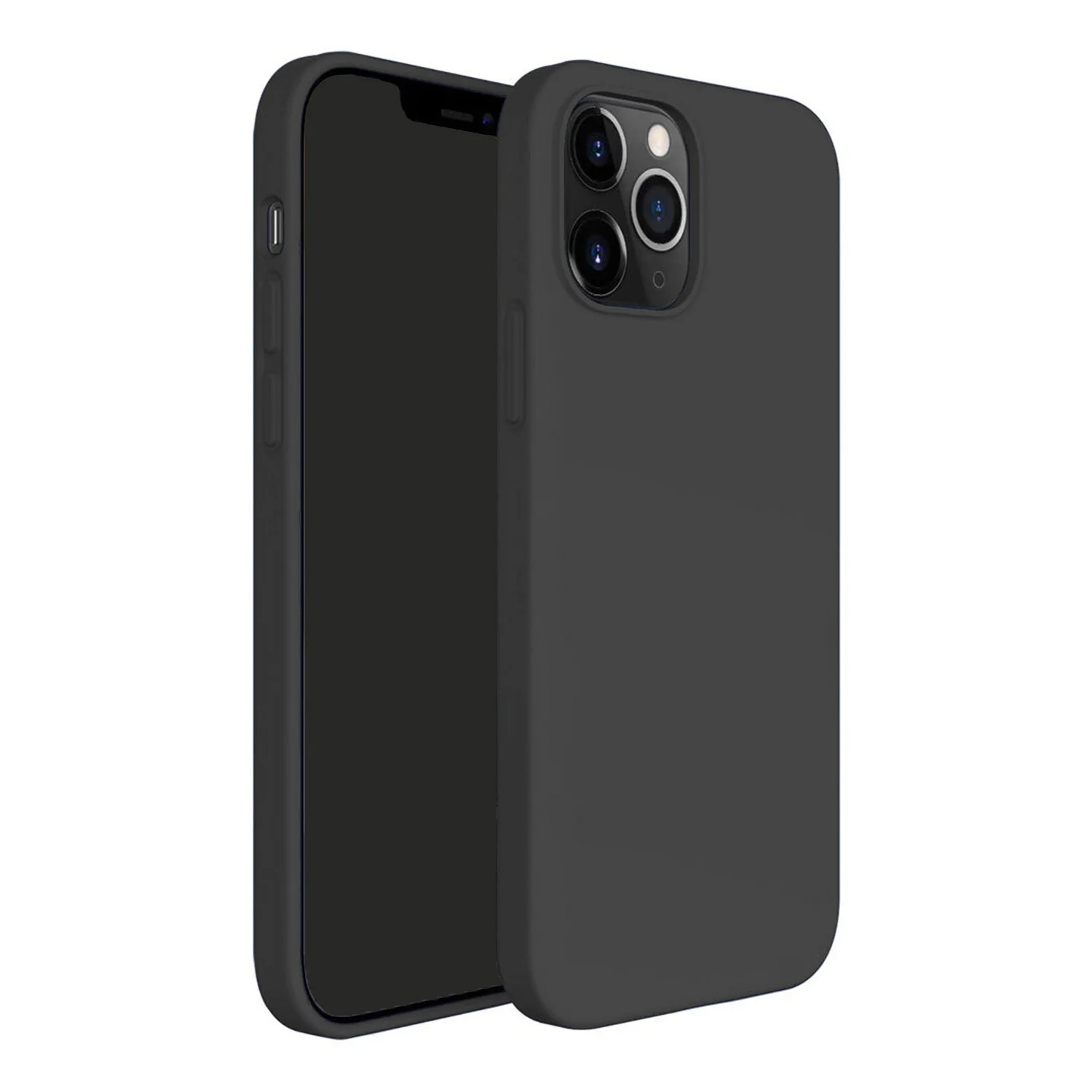 Nettech Apple iPhone 12 Pro Uyumlu Nano Arka Koruma Kılıf (Siyah) NT-83657
