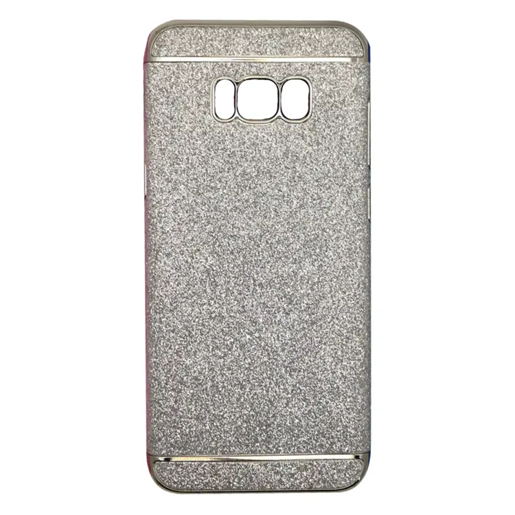 Nettech Samsung Galaxy G950 S8 Uyumlu Simli Arka Koruma Kılıf (Karışık/Çok Renkli) NT-16633