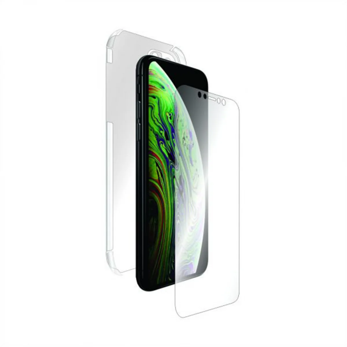 Exquıs Apple iPhone 11 Pro Uyumlu Ön ve Arka Koruma 360 Full Kaplama (Şeffaf) VR-19490
