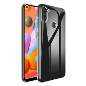 Nettech Samsung Galaxy A11 Uyumlu Rarroz Seri Arka Koruma Kılıf (Şeffaf) NT-80195